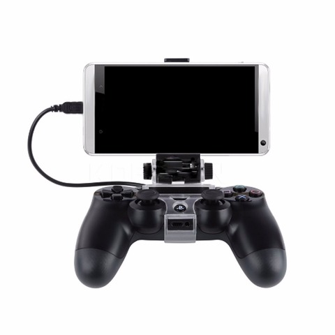 Support de manette de jeu sans fil Bluetooth DualShock 4, pince de téléphone, Clip intelligent avec câble OTG, pour contrôleur PS4 ► Photo 1/6