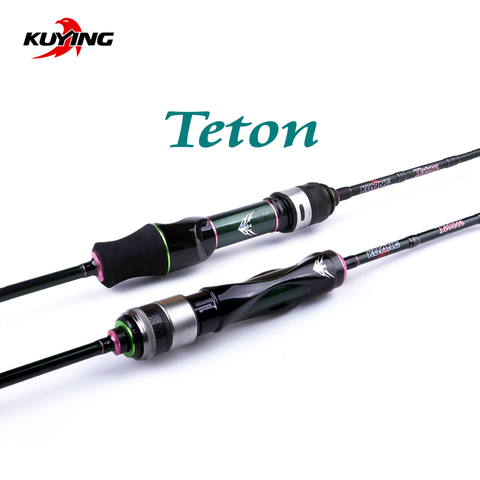 KUYING – canne à pêche Spinning et Casting Teton, accessoire en carbone léger et rapide, 5'10 