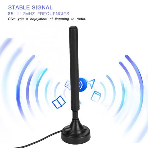 Antenne FM d'usb de sensibilité élevée du ménage 25dB 85-112Mhz pour le plancher bas avec l'amplificateur de signal Radio ► Photo 1/6