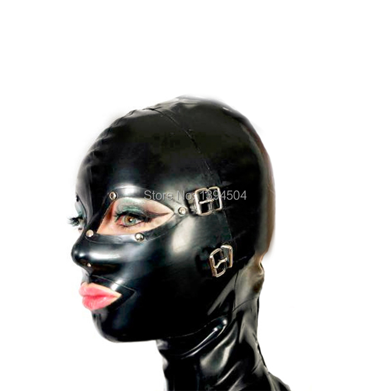 Comme image - XL - Ruuber-Masque fétiche en latex fait à la main pour  hommes et femmes, Cagoule sexy avec fer - Cdiscount Jeux - Jouets