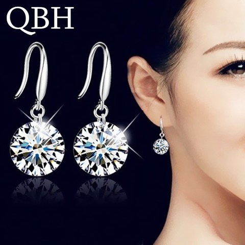 Boucles d'oreilles en Zircon et cristal, bijoux pour femmes, mode Noble, élégant, offre spéciale ► Photo 1/6