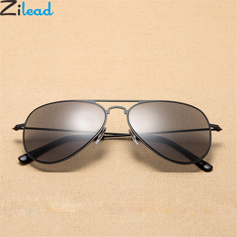 Zilead-lunettes de soleil carrées rétro, lunettes en métal, pour femmes et hommes, presbytes, avec des dioptes, + 1 0to + 3.5 ► Photo 1/5