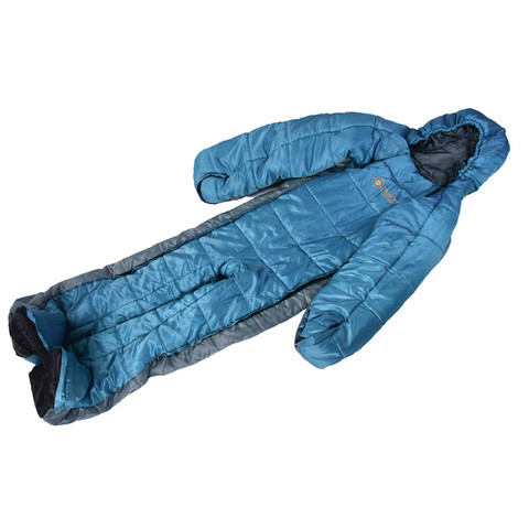 Sac de couchage humanoïde extérieur adulte Camping literie intérieure super léger hiver et saison chaude sac en coton ► Photo 1/6