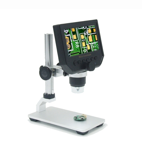 Microscope numérique USB avec Stent en alliage d'aluminium, 600X 4.3 mp, écran LCD HD pouces pour la réparation des PCB et des cartes mères ► Photo 1/6