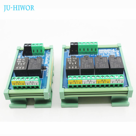 Module de relais d'isolement optocoupleur 5V, puce unique PLC, carte d'amplification du Signal avec indicateur LED, conception de Style Rail DIN ► Photo 1/1