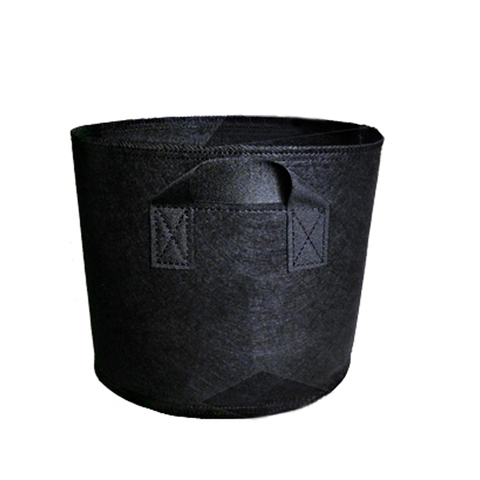 Pot de Culture en tissu Non tissé, conteneur de racine, noir, pour plantation de fleurs ► Photo 1/4