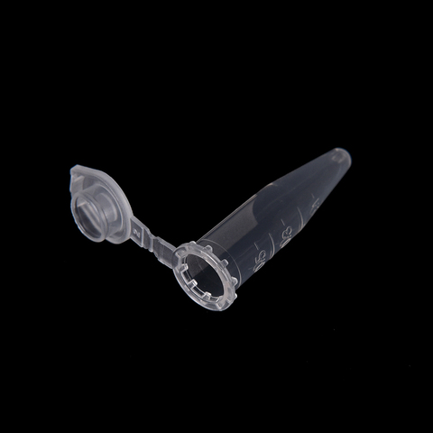 50 pièces 0.5 ML clair Micro Tube à essai en plastique pour laboratoire échantillon échantillon laboratoire fournitures centrifugeuse flacon bouchon à pression conteneur ► Photo 1/6