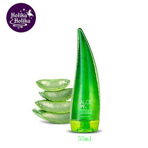 HOLIKA – Gel à l'aloe Vera 99%, lotion apaisante pour la peau, soin du visage, traitement contre l'acné, Anti-rides, blanchissant, hydratant, 55ml ► Photo 1/3