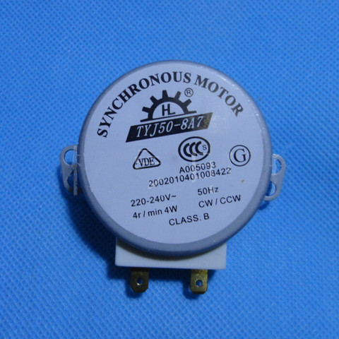 Moteur synchrone de four à micro-ondes 4W AC 220-240V 4 RPM CW/CCW ► Photo 1/3