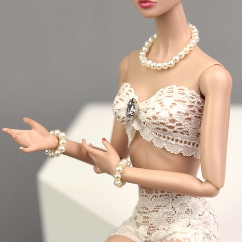 Bracelet de perles, accessoires de Cosplay bricolage-même pour bébé, jouet 1/6 Xinyi Barbie FR, cadeau de noël ► Photo 1/4