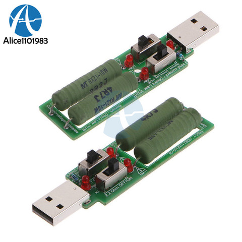 Résistance USB DC, charge électronique, interrupteur réglable, 3V 5V 1a, courant 2a 3a, capacité de la batterie, tension de décharge, testeur de résistance ► Photo 1/6