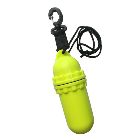 Boîte cylindrique étanche pour plongée sous-marine et Snorkeling, avec Clip, étanche, robuste ► Photo 1/4