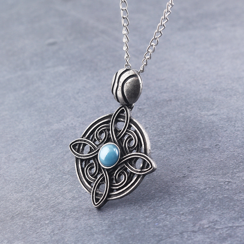L'aîné rouleaux amulette de Mara collier Oblivion Morrowind amulette pendentif collier pour femmes hommes bijoux à breloques ► Photo 1/6