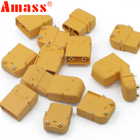 10/50 paire Amass XT90PW 4.5mm plaqué or modèle de prise banane pour modèle RC ► Photo 1/1