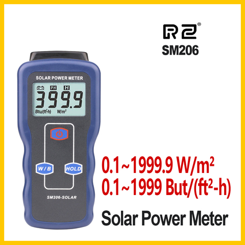 RZ-testeur de puissance solaire en Radiation, compteur optique, intensité de la lumière en verre, données de crête, SM206 ► Photo 1/6