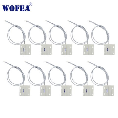 Wofea-interrupteur à capteur magnétique pour porte/fenêtre, 10 pièces/lot, filaire ► Photo 1/2