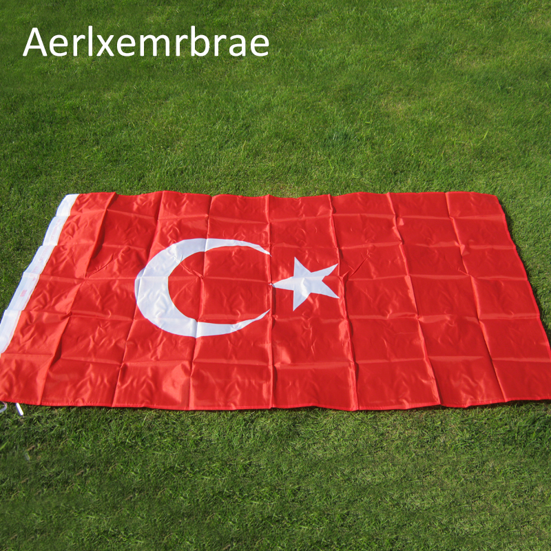 Drapeau Turquie 90x150cm - Drapeau Turquie - Drapeau de la Turquie