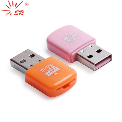 Lecteur de carte USB SR Mini mémoire TF lecteur de carte Micro SD jusqu'à 64 go avec 5 couleurs ► Photo 1/6