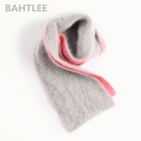 BAHTLEE-écharpe longue en laine pour femmes, tricot angolais épais garde au chaud, Style de marque à la mode, neutre parfait ► Photo 1/6