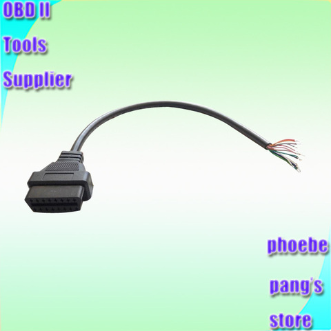 Adaptateur OBDII obd-ii 16 broches | Emballage de détail en gros, Plus Interface de Diagnostic de voiture OBD2 connecteur femelle 16pin pour ouvrir le câble OBD ► Photo 1/6