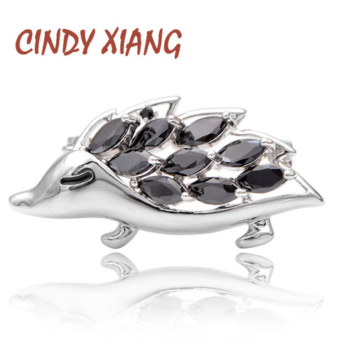 CINDY XIANG – broche de collier hérisson en zircone unisexe, broche en cuivre à la mode, Design Animal, cadeau pour enfants, nouvelle collection ► Photo 1/6