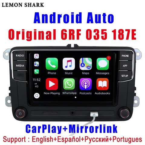 RCD330 Plus RCD330G Carplay R340G Android Auto autoradio RCD 330G 6RF 035 187E Pour VW Golf 5 6 Jetta MK6 CC Tiguan Passat Polo ► Photo 1/6