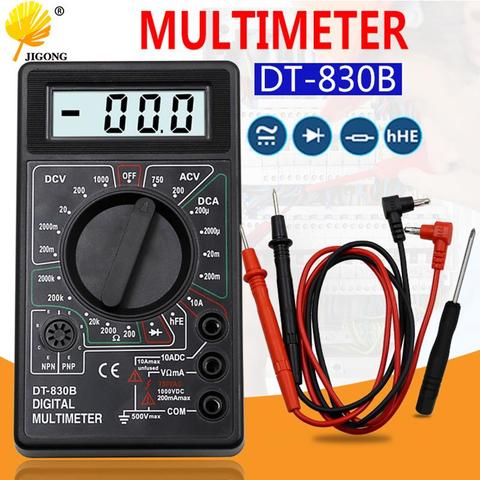 DT-830B LCD multimètre numérique ca cc 750 1000V voltmètre ampèremètre Ohm testeur mètre multimètre numérique ► Photo 1/6