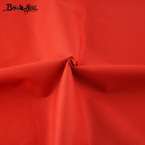 Tissu en sergé classique rouge | Tissu Textile 100% coton, mètre bricolage Patchwork matériel de couture, Telas Por Metro ► Photo 1/3