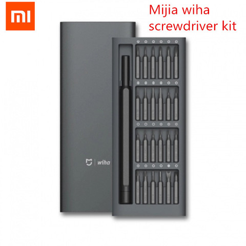 Xiaomi Mijia Wiha Kit de tournevis à usage quotidien 24 embouts magnétiques de précision boîtier en aluminium tournevis xiaomi Kit de maison intelligente ► Photo 1/6