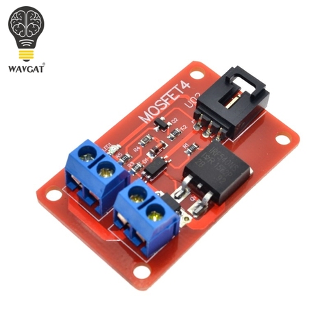 WAVGAT – bouton MOSFET IRF540, 1 canal, 1 Route, Module de commutation MOSFET pour Arduino ► Photo 1/6