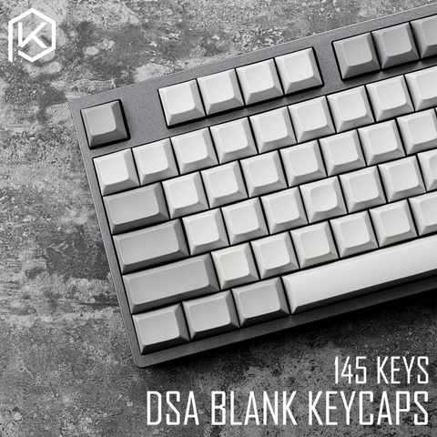 Dsa pbt blanc gris clair gris Keycaps 60% gh60 poker2 xd64 87 104 xd75 xd96 xd84 cosair k70 razer blackwidow planck jj40 jj50 ► Photo 1/6