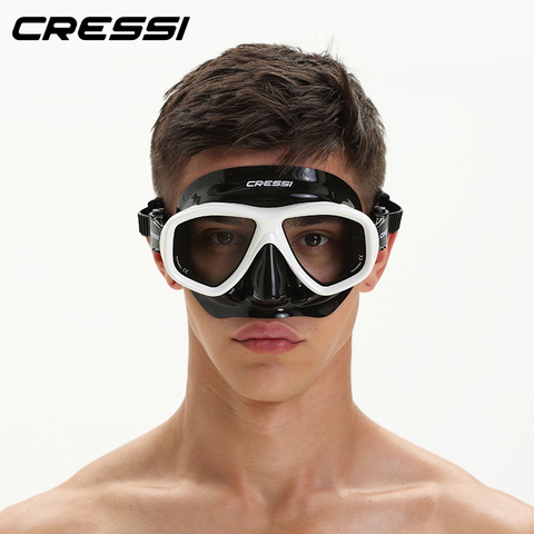 Cressi-masque de plongée sous-marine multi-usage avec icône, Volume bas, pour hommes et femmes, nouveauté 2022 ► Photo 1/6