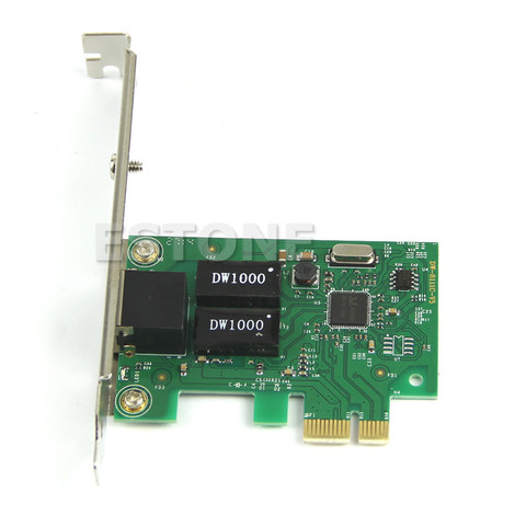Carte de contrôleur réseau Gigabit Ethernet PCI-E 10/100/1000Mbps convertisseur adaptateur LAN RJ45 RJ-45 ► Photo 1/4