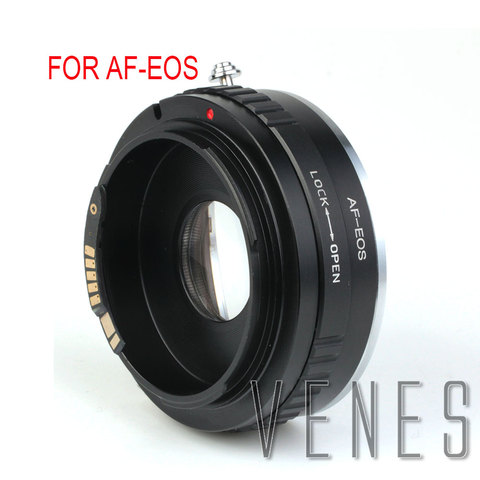 Venes pour AF-EOS EMF AF confirmer la combinaison pour Sony Alpha/Minolta MA objectif à Canon EOS EF monter la bague adaptateur avec verre optique ► Photo 1/3