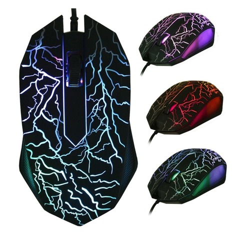 3200DPI USB filaire jeu souris 3D LED optique 3 boutons Pro Gamer ordinateur souris pour ordinateur de bureau ordinateur portable réglable souris de jeu ► Photo 1/6