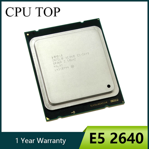 Intel Xeon E5 2640 15M Cache 2.50 GHz 7.20 GT/s, processeur CPU ► Photo 1/2