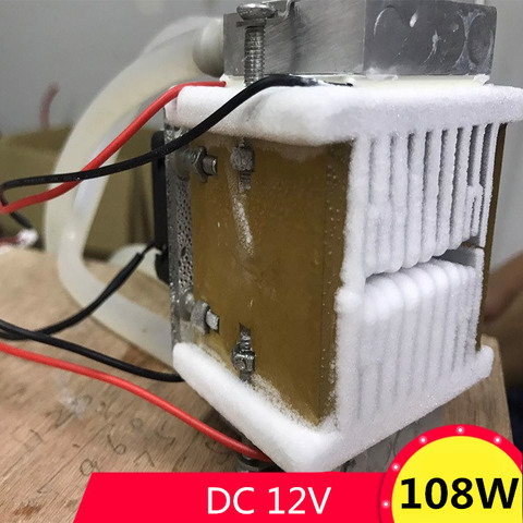 DC12V 108W semi-conducteur électronique Peltier réfrigération espace froid petit climatiseur refroidissement par eau en aluminium radiateur ventilateur ► Photo 1/6