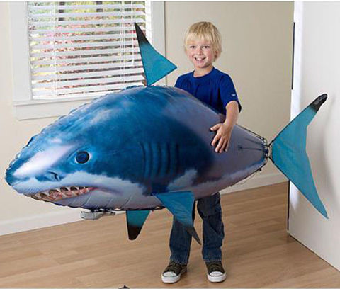 Jouets de poisson nageur 1 pièces, Drone RC requin Clown poisson Nemo gonflable avec avion à hélium jouets fête cadeau de noël pour enfants ► Photo 1/6