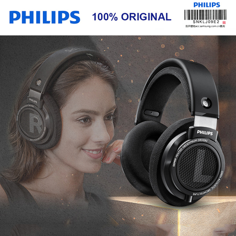 Philips – écouteurs HIFI SHP9500 d'origine, casque d'écoute filaire, couverture arrière ouverte pour xiaomi SamSung, prise en charge de la vérification officielle ► Photo 1/6