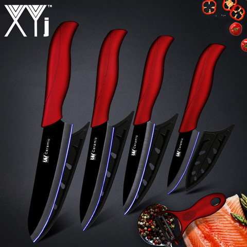 XYj Cuisine Couteau couteau en céramique ustensiles de cuisine Ensemble 3 