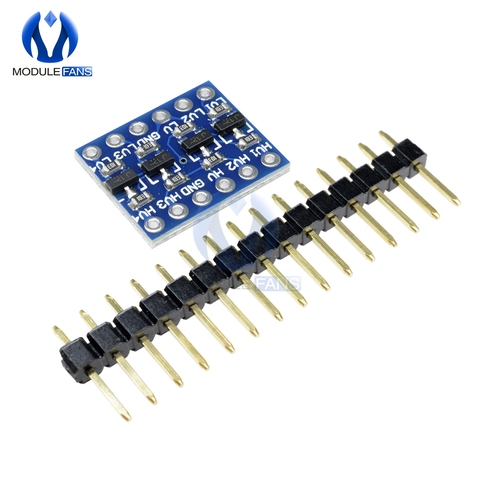 Convertisseur de niveau logique, carte bidirectionnelle, Module IIC I2C 5V 3.3V DC pour Arduino avec broches, bricolage électronique, 10 pièces ► Photo 1/6