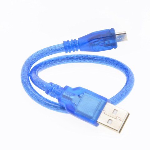 Micro câble USB pour arduino avec DUE R3 D1 mini NodeMcu V3 TP4056 18650 carte 30 CM ► Photo 1/2