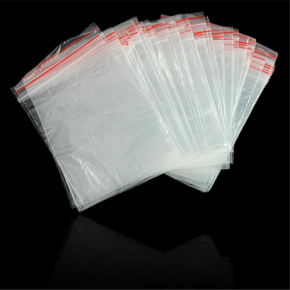 LBSISI Life-Sachet plastique transparent auto-adhésif, 100 pièces