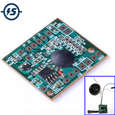 120 s 120 secondes enregistreur vocal Puce Son Module de Lecture de L'enregistrement Parler Musique Audio Enregistrables Conseil Pour jouet électronique Cadeau ► Photo 1/6