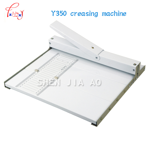 Machine à plier le papier manuelle Y350, râpe à papier pour une longueur de fente de 350mm/A3 + ► Photo 1/6