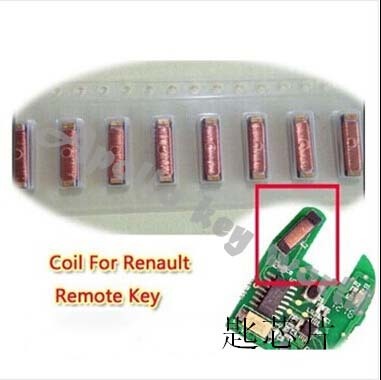 Super charge clé réparation transformateur Inductance bobine transpondeur puce pour Renault télécommande clé 5 PCS/lot ► Photo 1/1