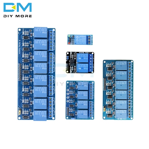 5V un 1/2/4/6/8 canal relais Module d'alimentation interface carte bouclier pour Arduino PIC AVR DSP bras MCU cc AC 220V ► Photo 1/6