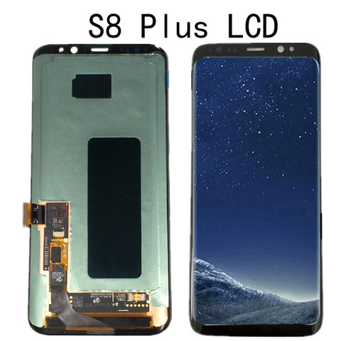 Écran tactile LCD de remplacement avec cadre, pour SAMSUNG Galaxy S8 G950 G950F, pour SAMSUNG S8 Plus G955 G955F ► Photo 1/6