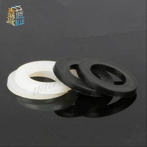 Joints d'étanchéité en Nylon noir ou blanc pour lave-vaisselle DIN125, ISO7089, M2, M2, 5, M3, M4, M5, M6, M8, 100 pièces ► Photo 1/4