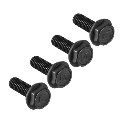 Uxcell – boulons à bride hexagonale M6 x 17mm, filetage à gauche, acier au carbone de qualité 8.8, noir, utilisés dans les assemblages, nouveau, 2 pièces/lot ► Photo 1/2